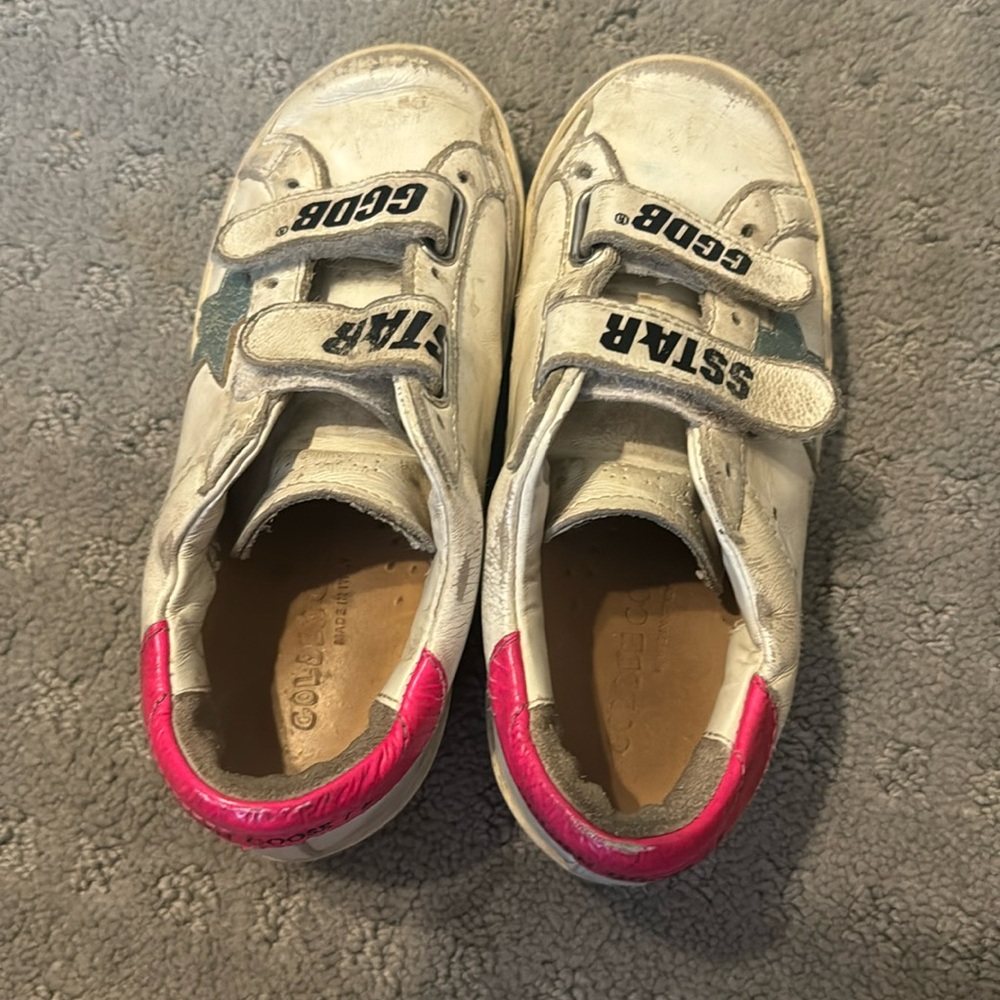 Golden goose little girl shoes size 28. 11 little girl.